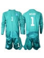 Otroške Nogometnih dresov Nemčija Manuel Neuer #1 Vratar Domači SP 2026 Dolgi rokavi (+ hlače)